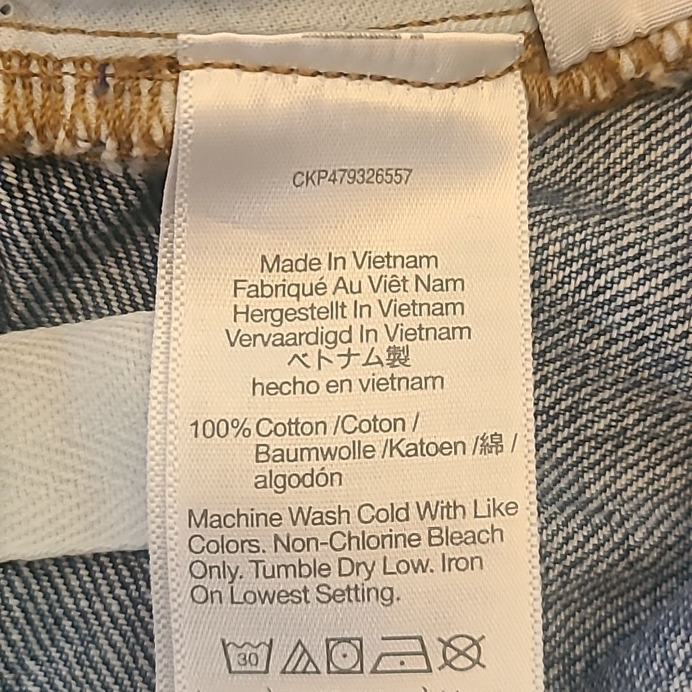 Madewell Denim Mid-Rise Maxi Skirt in Pratt Wash Retro 90's Inspired Size 32 - Picture 14 of 16